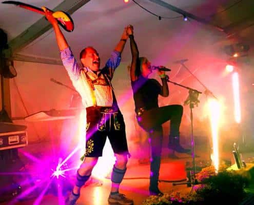 Die Allgäuer Partyband Caipirinha & Hochzeitsmusik, Eventband, Oktoberfestband, Zeltfest und Wiesnparty